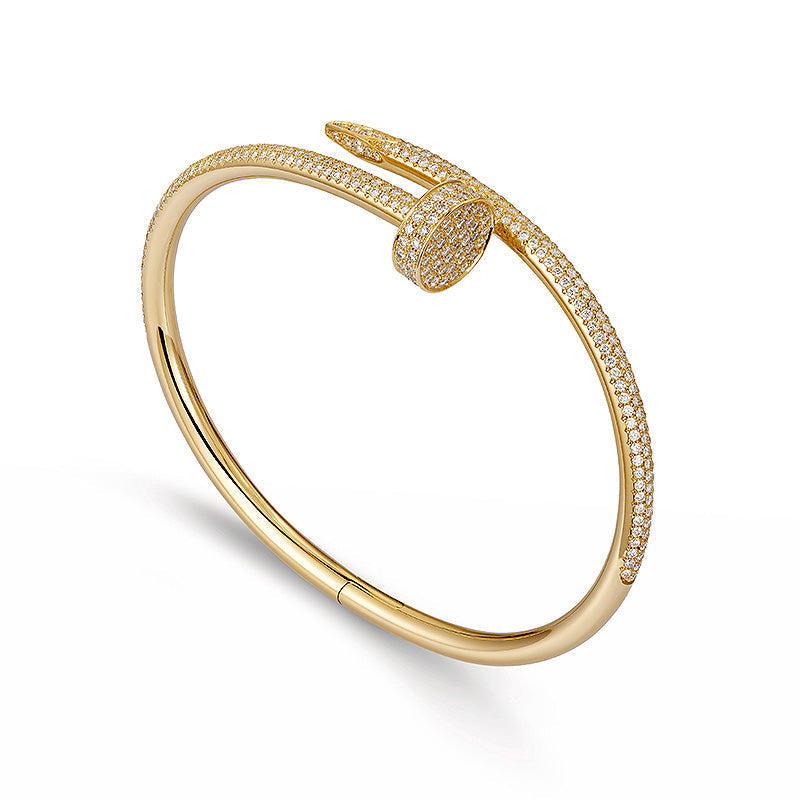 Aura JUSTE ARMBAND 3.5MM ALLE DIAMANTEN