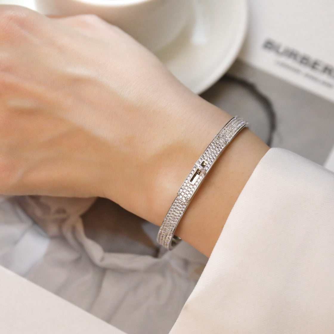 Aura KELLY ARMBAND DIAMANT BESETZT