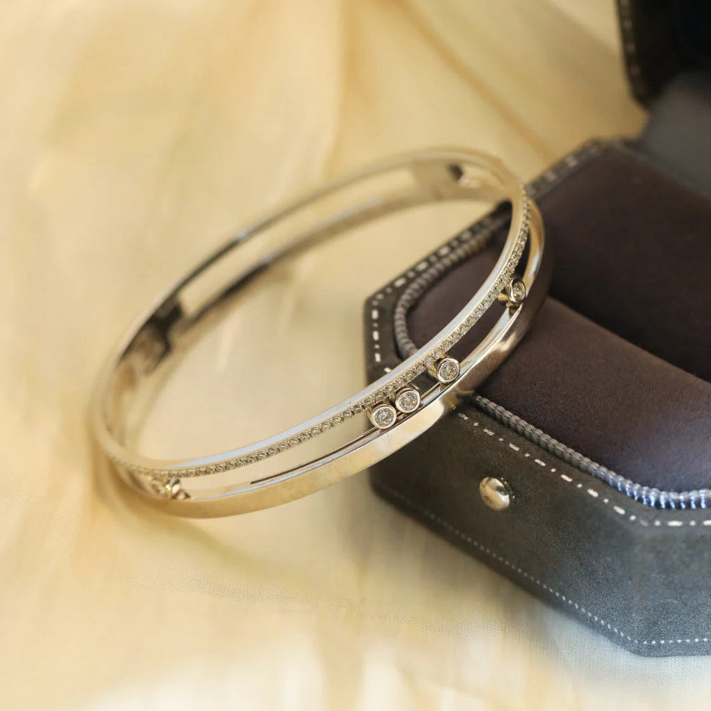 [Aura ]Move Romane Diamond Bangle Bracelet