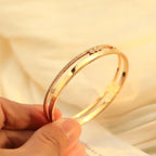 [Aura ]Move Romane Diamond Bangle Bracelet