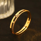 [Aura ]Move Romane Diamond Bangle Bracelet