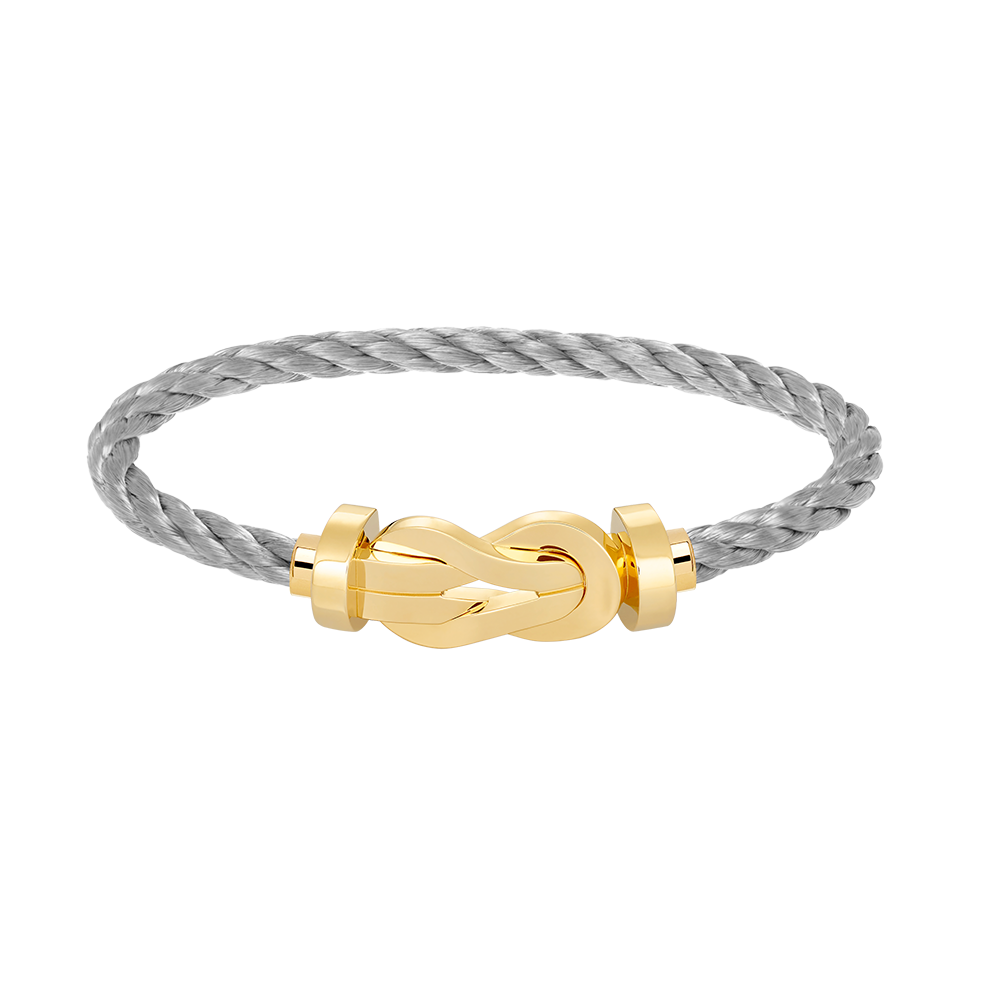 Aura CHANCE LARGE 8 FIGURE BUCKLE NO DIAMOND BRACELET GOLD