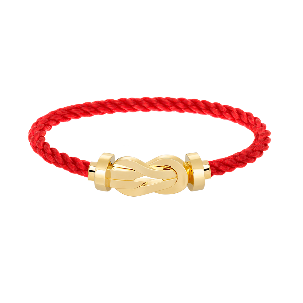 Aura CHANCE LARGE 8 FIGURE BUCKLE NO DIAMOND BRACELET GOLD