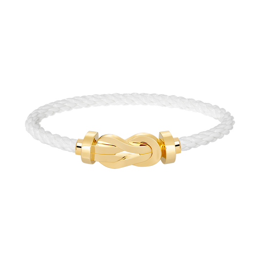 [⭐Aura ]CHANCE LARGE 8 FIGURE BUCKLE NO DIAMOND BRACELET GOLD