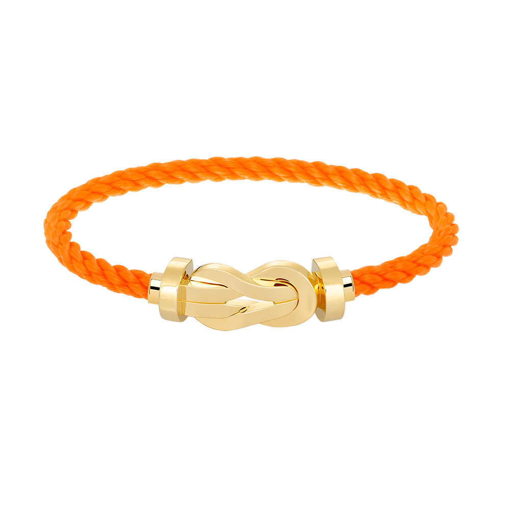 Aura CHANCE LARGE 8 FIGURE BUCKLE NO DIAMOND BRACELET GOLD