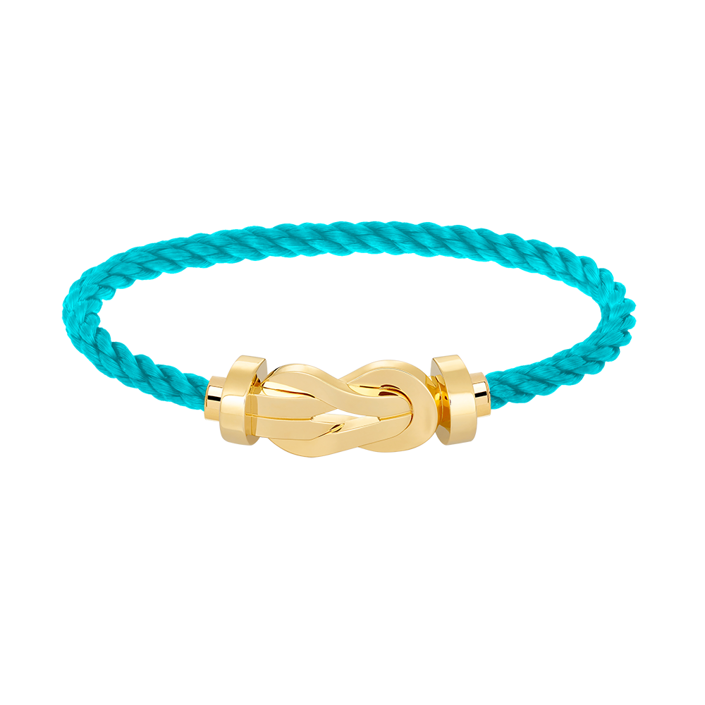 Aura CHANCE LARGE 8 FIGURE BUCKLE NO DIAMOND BRACELET GOLD