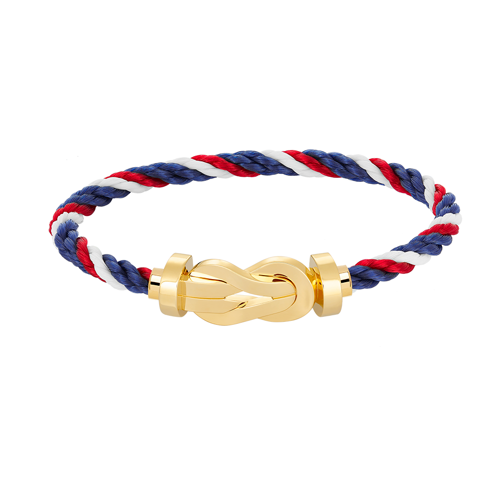 Aura CHANCE LARGE 8 FIGURE BUCKLE NO DIAMOND BRACELET GOLD