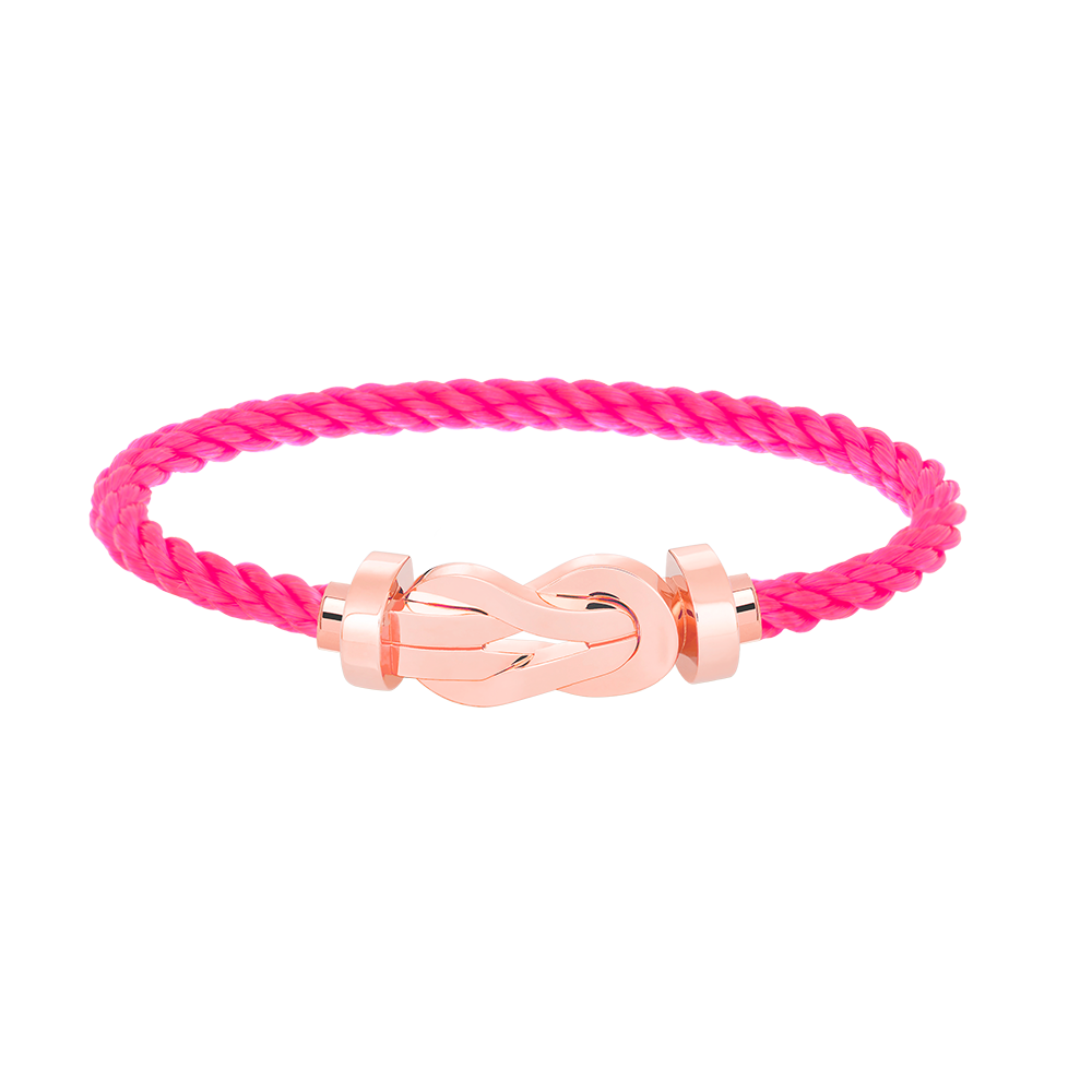 [⭐Aura ]CHANCE LARGE 8 FIGURE BUCKLE NO DIAMOND BRACELET ROSE GOLD