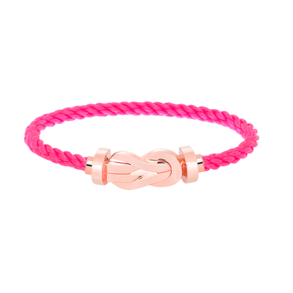 [⭐Aura ]CHANCE LARGE 8 FIGURE BUCKLE NO DIAMOND BRACELET ROSE GOLD
