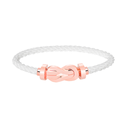 [⭐Aura ]CHANCE LARGE 8 FIGURE BUCKLE NO DIAMOND BRACELET ROSE GOLD