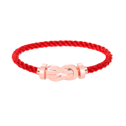 [⭐Aura ]CHANCE LARGE 8 FIGURE BUCKLE NO DIAMOND BRACELET ROSE GOLD
