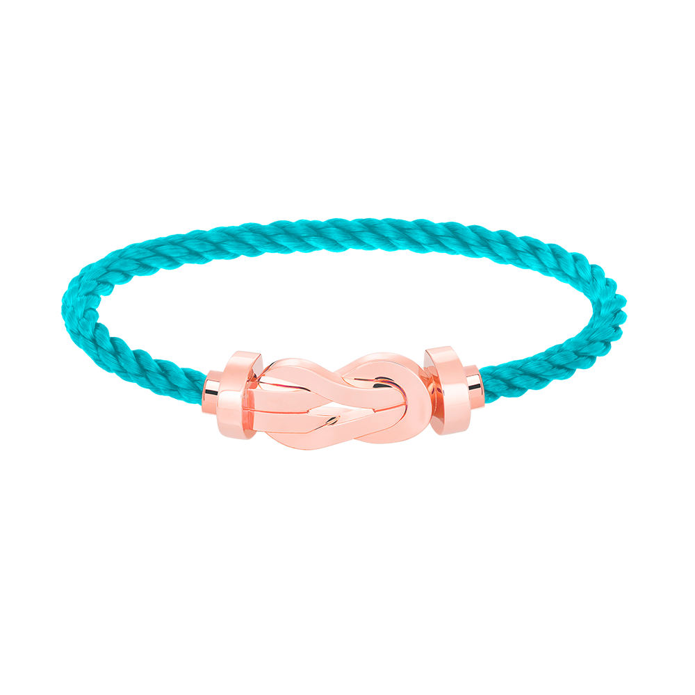 [⭐Aura ]CHANCE LARGE 8 FIGURE BUCKLE NO DIAMOND BRACELET ROSE GOLD