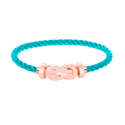 [⭐Aura ]CHANCE LARGE 8 FIGURE BUCKLE NO DIAMOND BRACELET ROSE GOLD