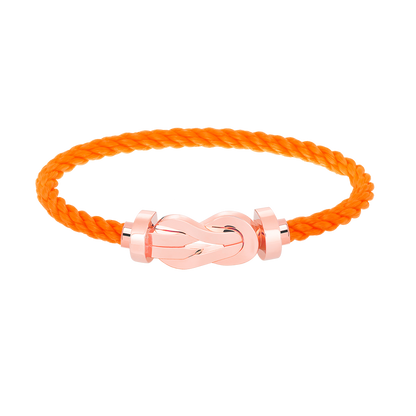 [⭐Aura ]CHANCE LARGE 8 FIGURE BUCKLE NO DIAMOND BRACELET ROSE GOLD