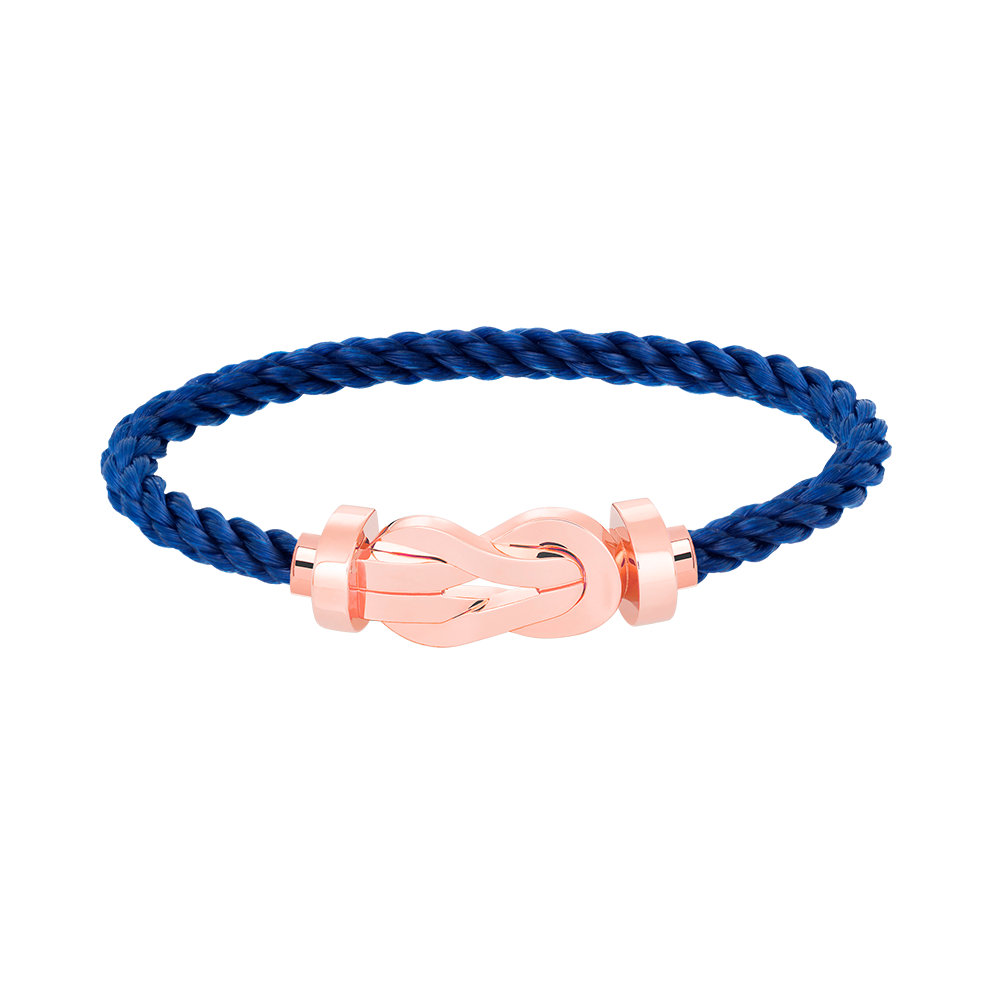 Aura CHANCE LARGE 8 FIGURE BUCKLE NO DIAMOND BRACELET ROSE GOLD