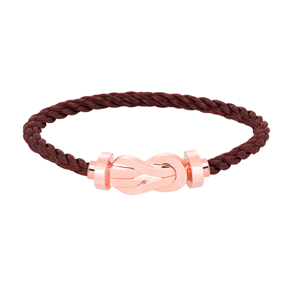 [⭐Aura ]CHANCE LARGE 8 FIGURE BUCKLE NO DIAMOND BRACELET ROSE GOLD