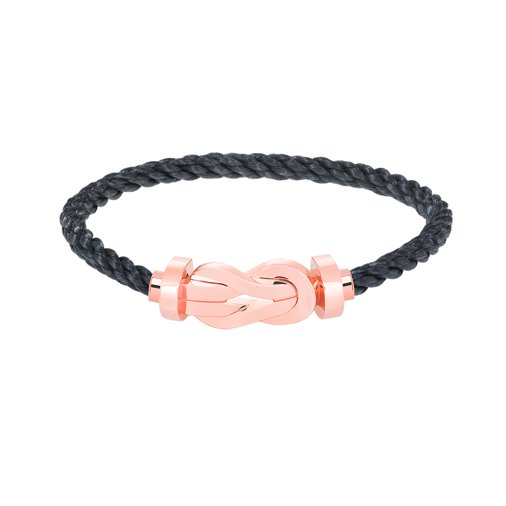 Aura CHANCE LARGE 8 FIGURE BUCKLE NO DIAMOND BRACELET ROSE GOLD