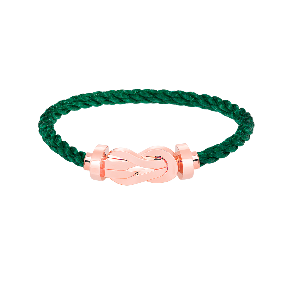 [⭐Aura ]CHANCE LARGE 8 FIGURE BUCKLE NO DIAMOND BRACELET ROSE GOLD