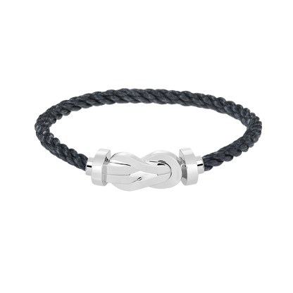 Aura CHANCE GROSSE 8-FIGUR SCHNALLE OHNE DIAMANTEN ARMREIF SILBER