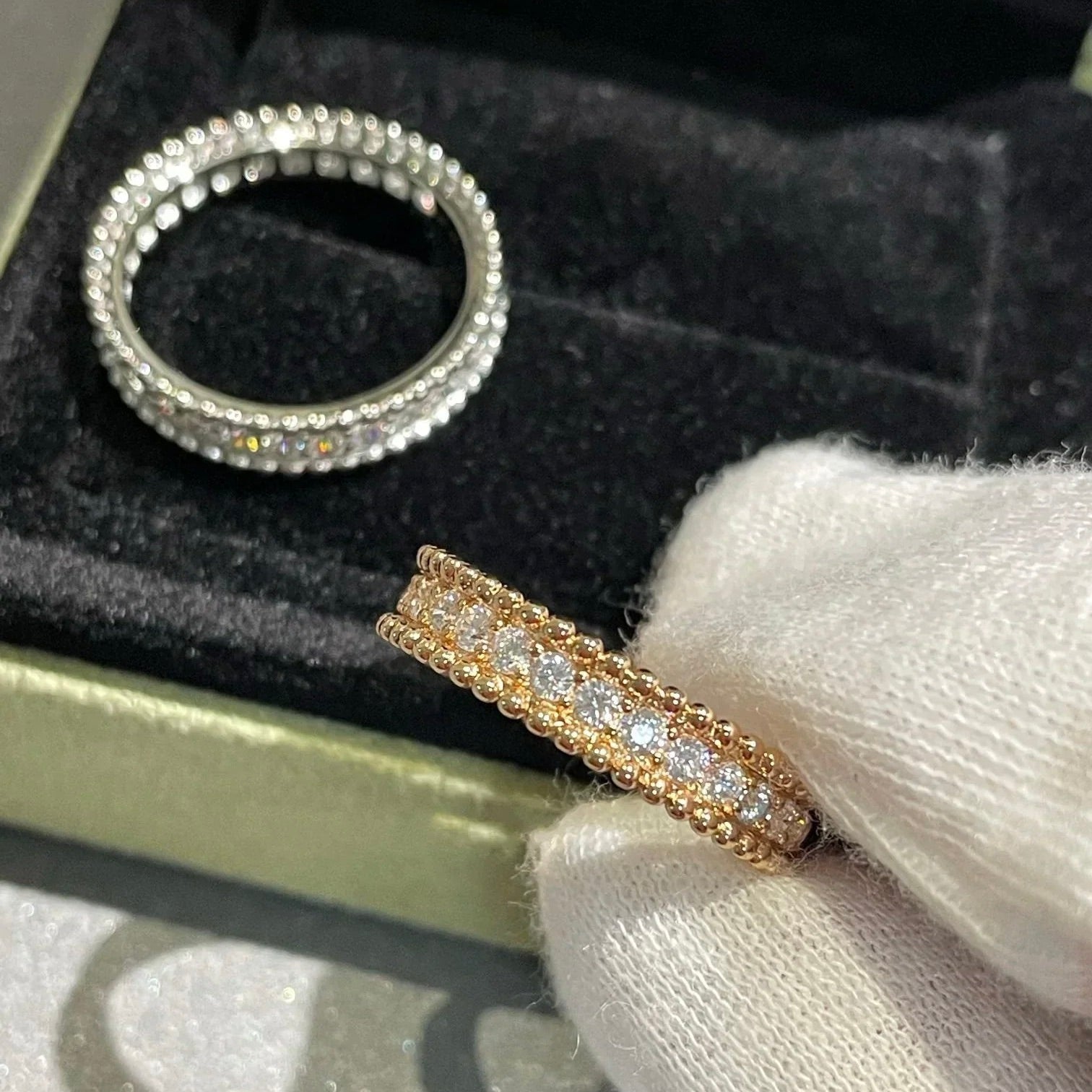 Aura PERLEE DIAMOND ROSE GOLD RING