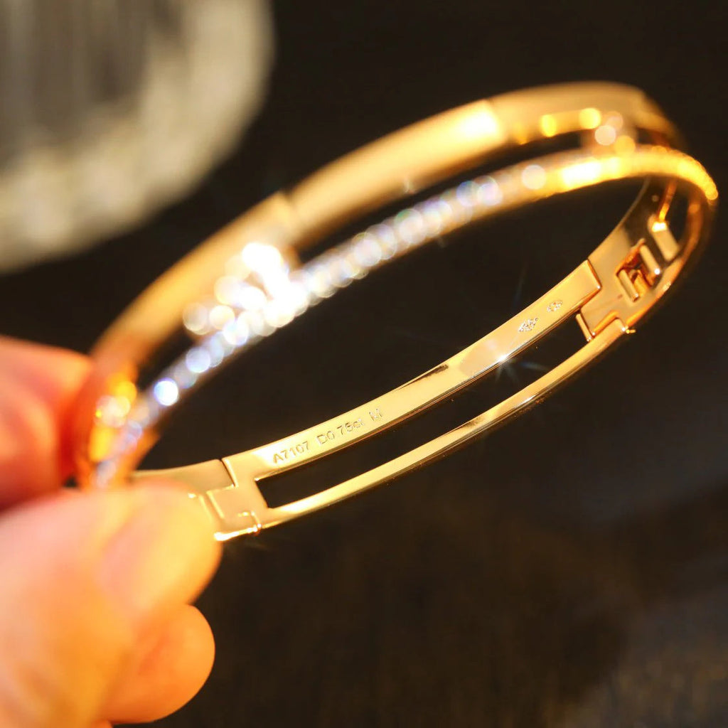 [Aura ]Move Romane Diamond Bangle Bracelet