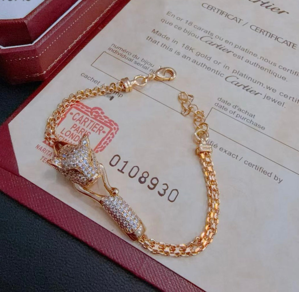 Aura  PANTHERE  BRACELET DIAMONDS