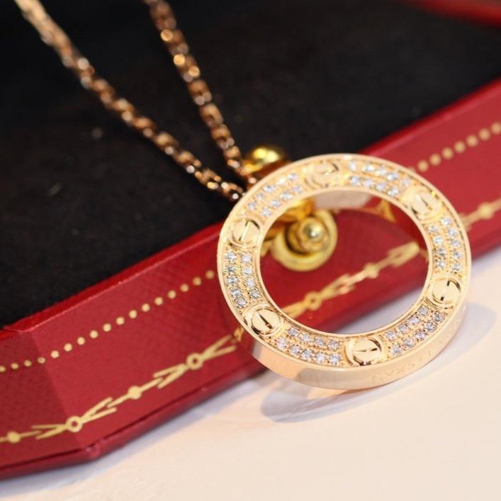 Aura LOVE NECKLACE ADJUSTABLE ROSE GOLD