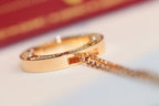 Aura LOVE HALSKETTE VERSTELLBAR ROSÉGOLD