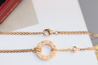 Aura LOVE NECKLACE ADJUSTABLE ROSE GOLD 2 DIAMOND