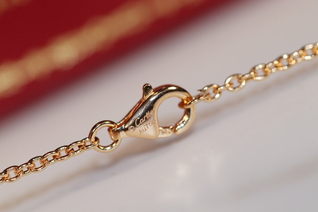 Aura LOVE NECKLACE PINK GOLD AND SILVER