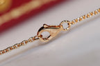Aura LOVE NECKLACE PINK GOLD AND SILVER