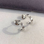 Aura LOVE OHRRINGE 2,65MM SILBER