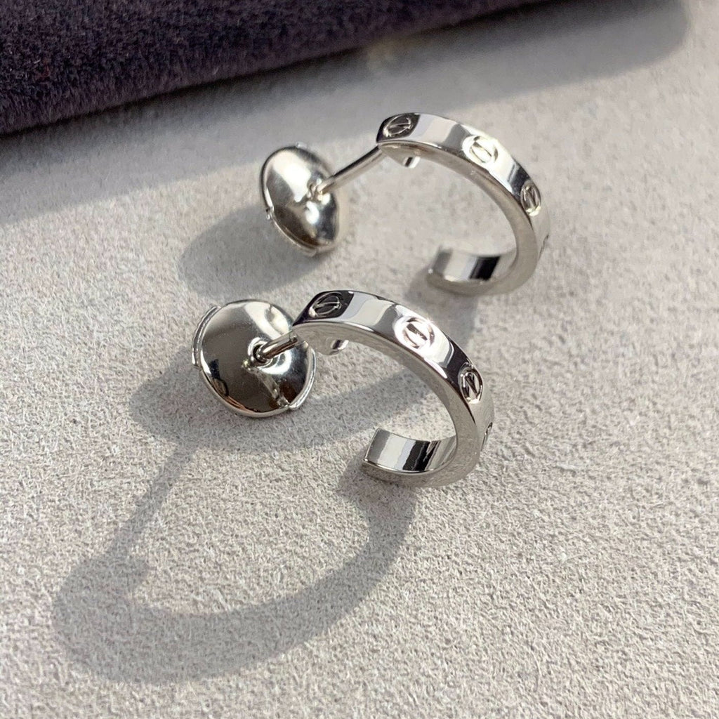 Aura LOVE OHRRINGE 2,65MM SILBER