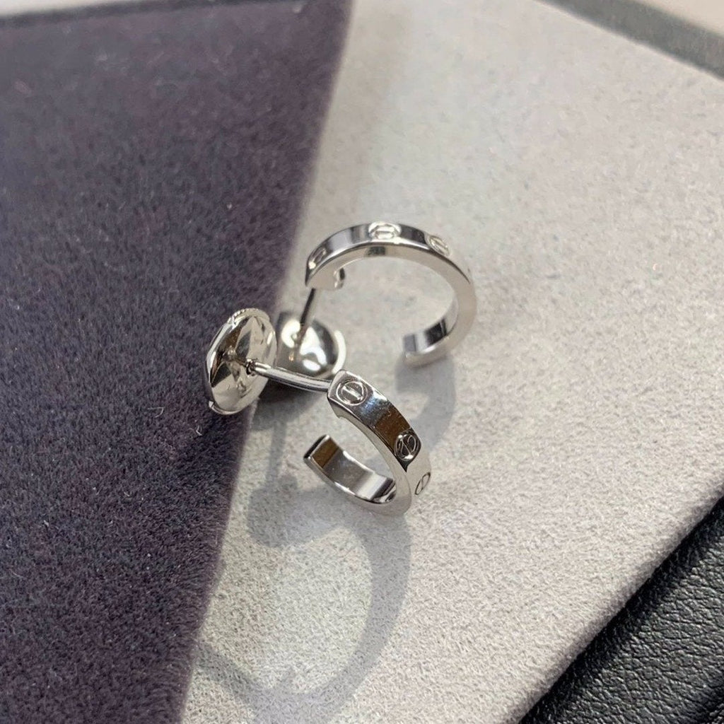 Aura LOVE OHRRINGE 2,65MM SILBER