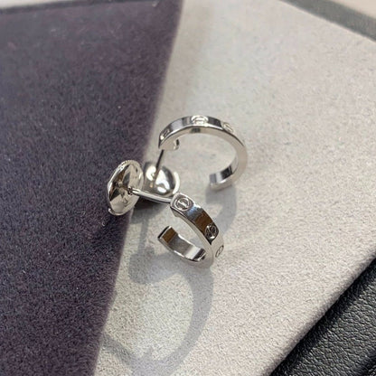 Aura LOVE OHRRINGE 2,65MM SILBER