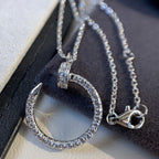 Aura JUSTE HALSKEKTE SILBER DIAMANTEN
