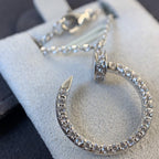Aura JUSTE HALSKEKTE SILBER DIAMANTEN