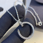 Aura JUSTE HALSKEKTE SILBER DIAMANTEN