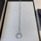 Aura JUSTE HALSKEKTE SILBER DIAMANTEN