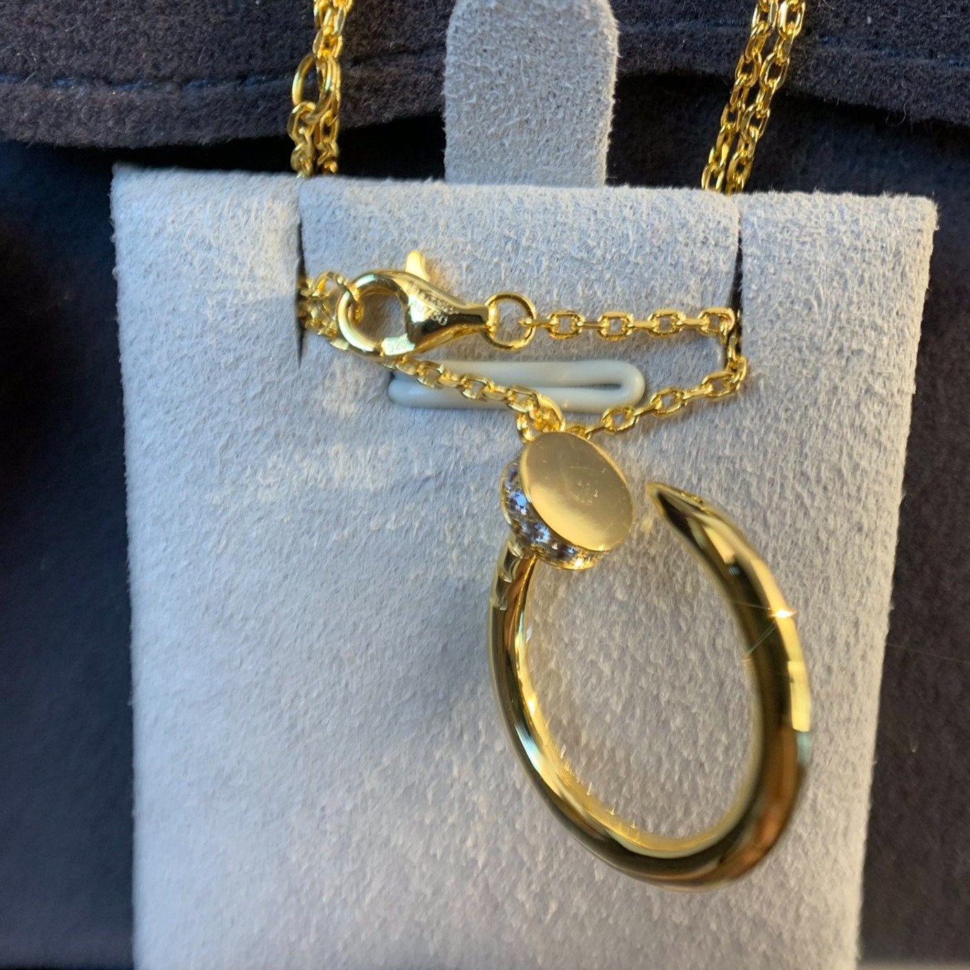 Aura JUSTE NECKLACE GOLD DIAMONDS