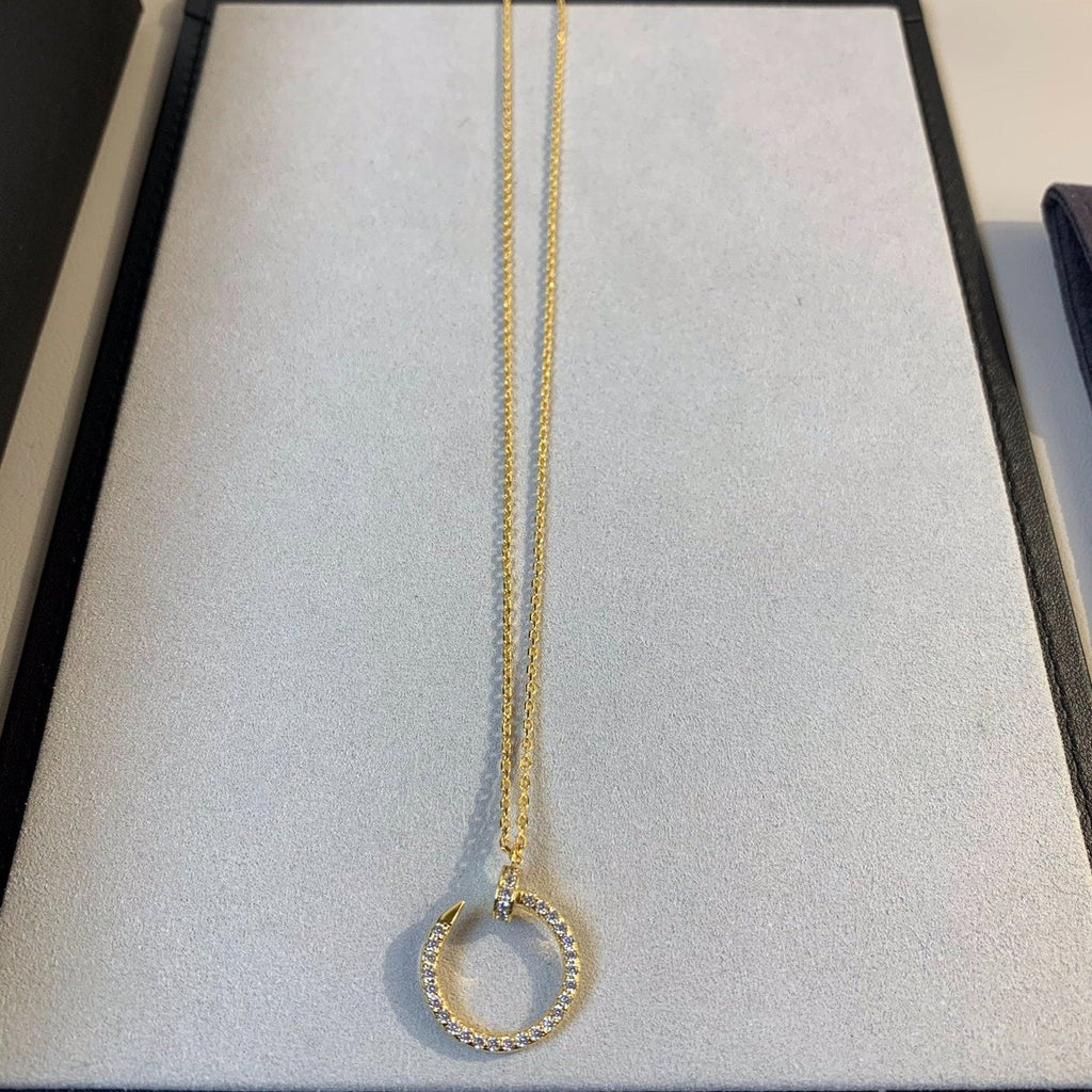 Aura JUSTE NECKLACE GOLD DIAMONDS