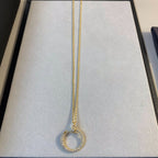 Aura JUSTE NECKLACE GOLD DIAMONDS