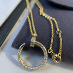 Aura JUSTE NECKLACE GOLD DIAMONDS