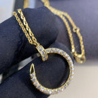 Aura JUSTE NECKLACE GOLD DIAMONDS