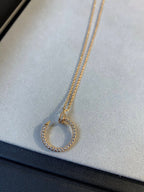 Aura JUSTE HALSKETTE ROSÉGOLD DIAMANTEN