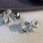 Aura JUSTE EARRINGS SILVER DIAMONDS