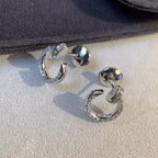 Aura JUSTE EARRINGS SILVER DIAMONDS