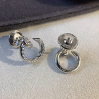 Aura JUSTE EARRINGS SILVER DIAMONDS
