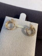 Aura JUSTE EARRINGS GOLD DIAMONDS