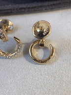 Aura JUSTE EARRINGS GOLD DIAMONDS